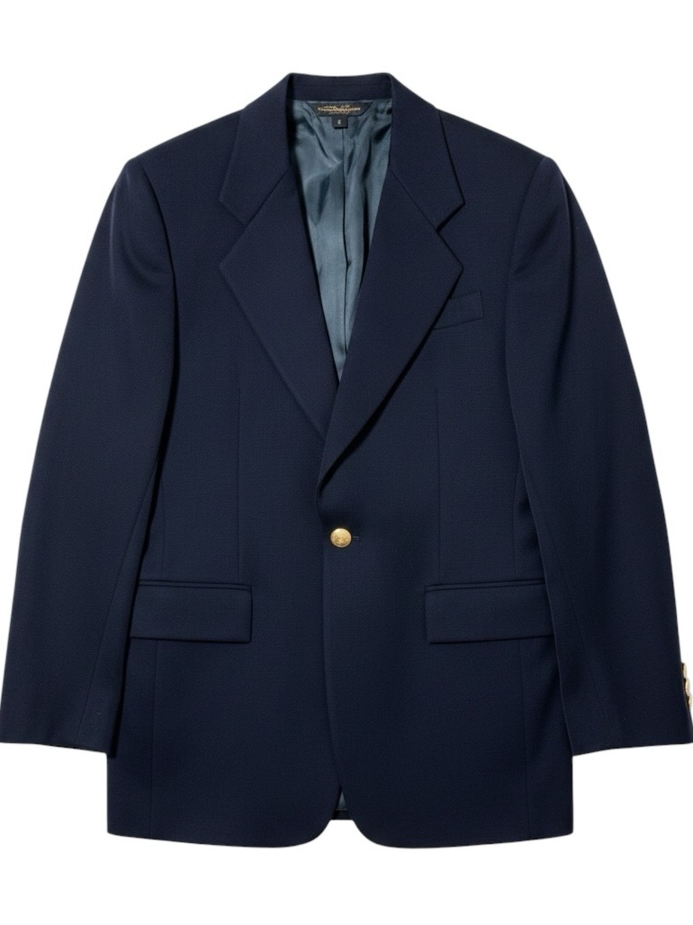Vintage Brooks Brothers Navy Wool Blazer Size 4